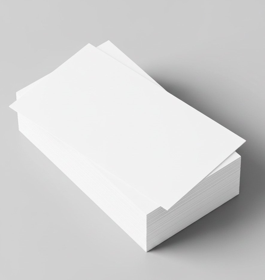 White Business Cards for Super Ultra Sharpie